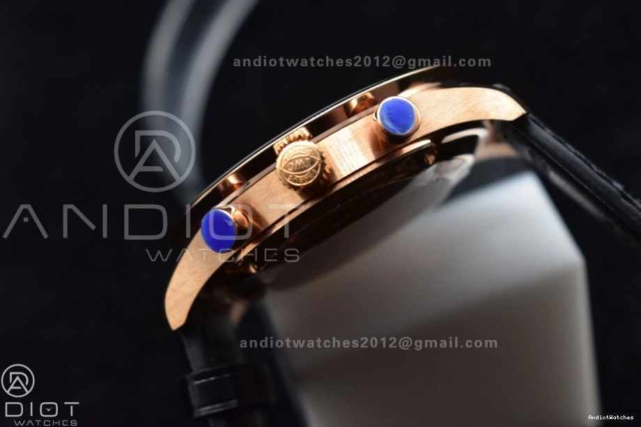 Genuine) Strap Best A7750 IW371482 as Black 444 Practical on Portuguese 1:1 Leather Edition (Same Thickness ZF Chrono 0115